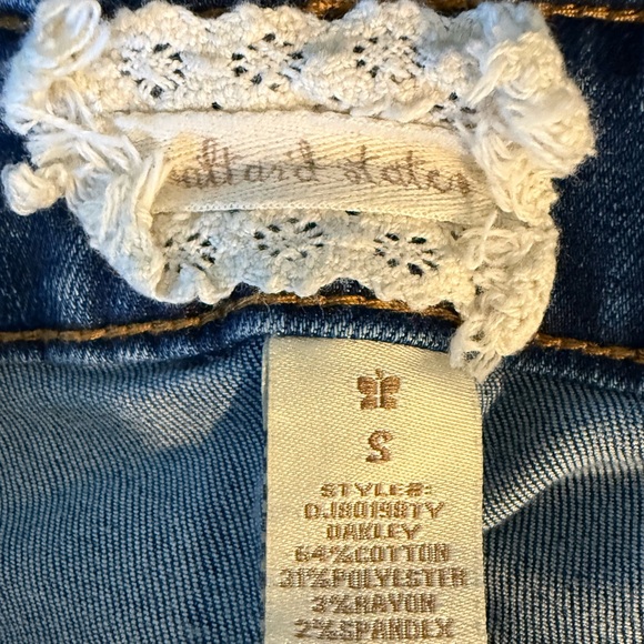 Altar’d State Distressed Denim Overalls – Size Small - Picture 4 of 6